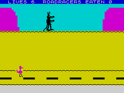 Road Racer screenshot 2 for ZX Spectrum